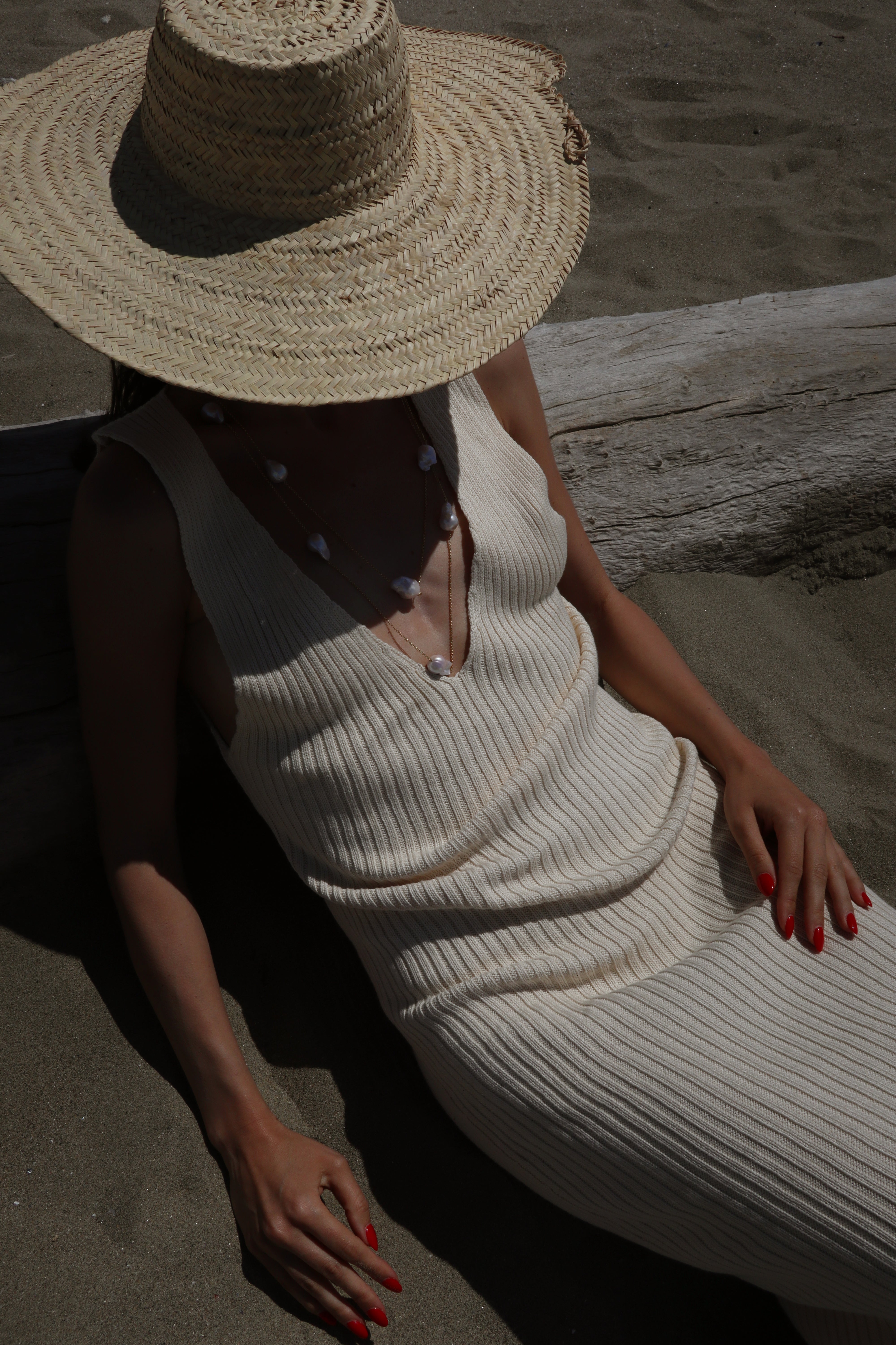 Collana Lola Bold White/Grey