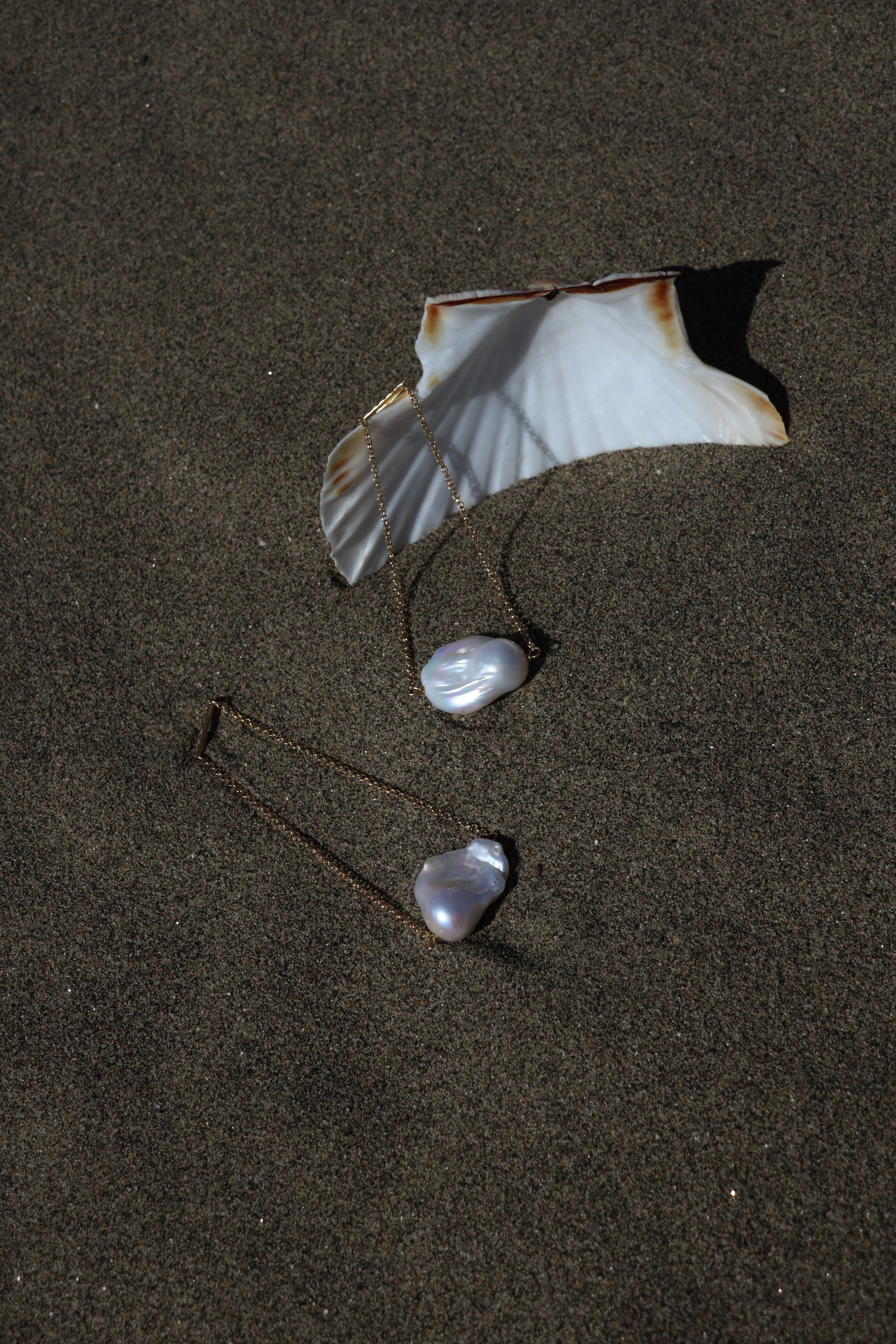 Orecchini Lola Bold White/Grey