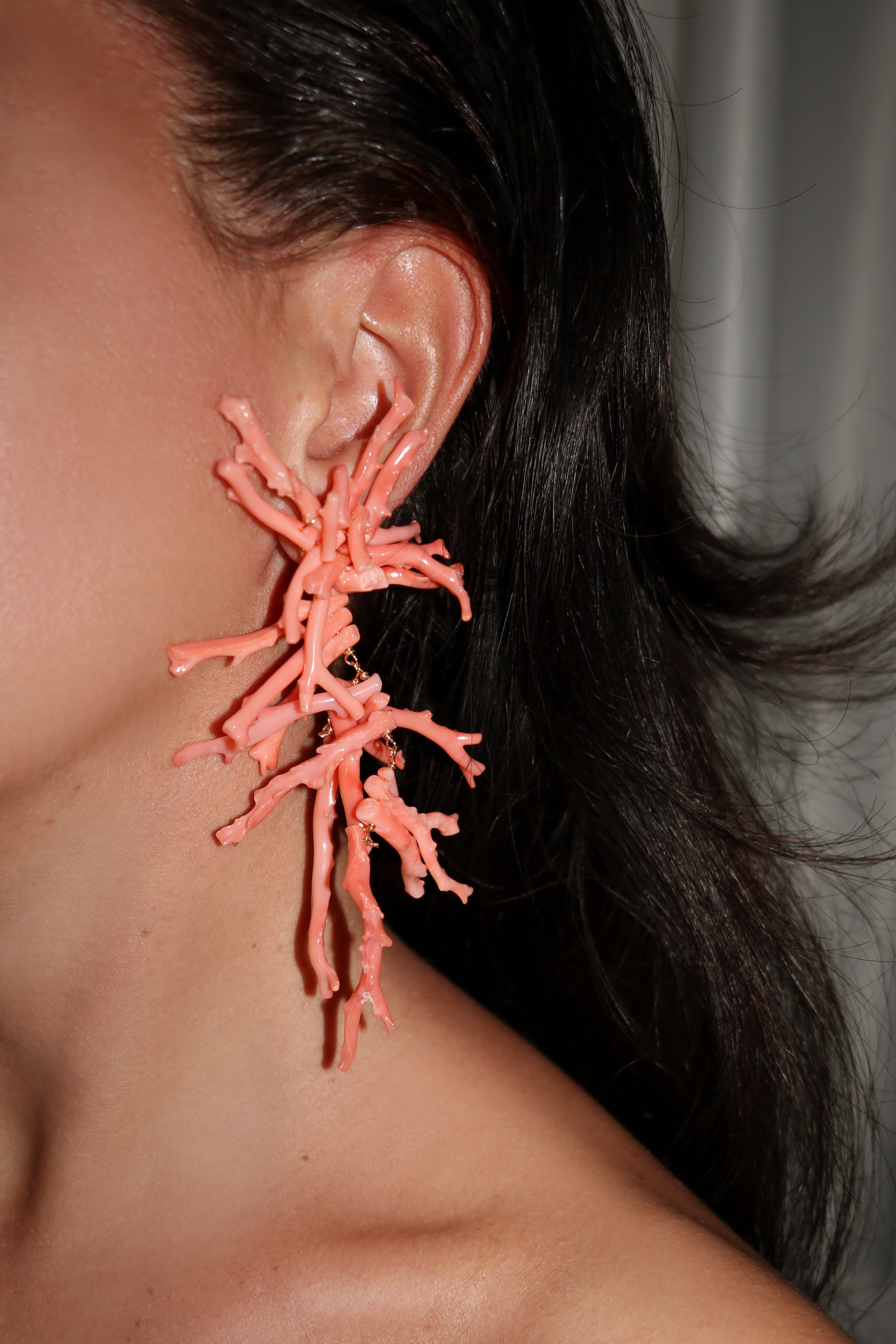 Orecchini Cordelia pendenti Rosa