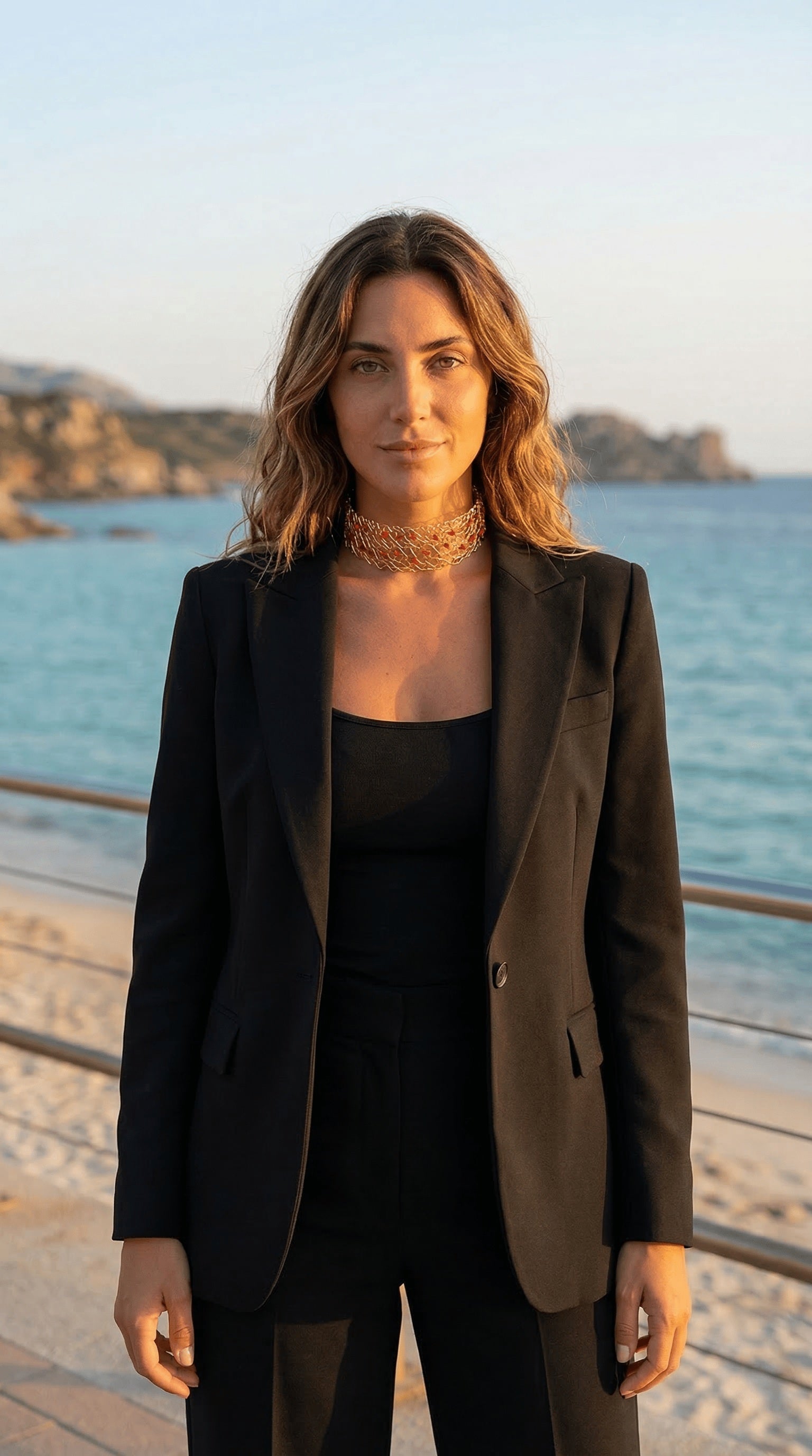 Choker Alta marea rosso