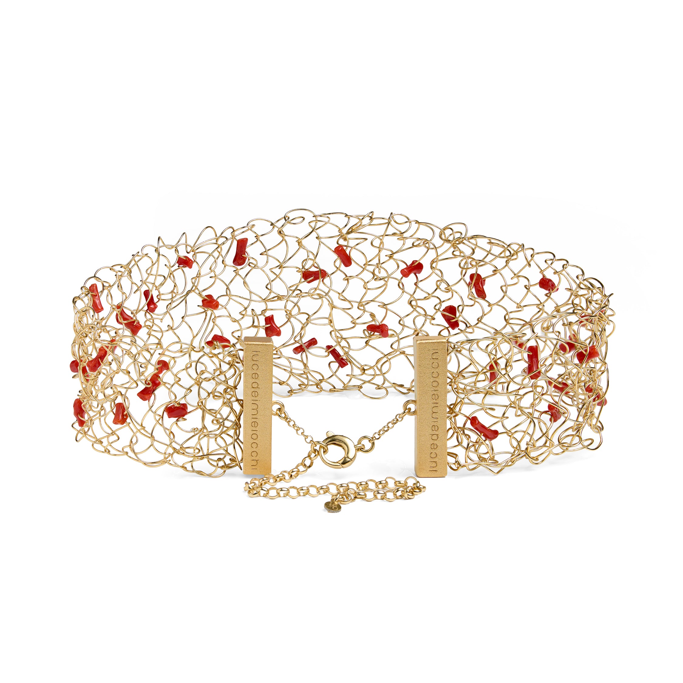 Choker Alta marea rosso