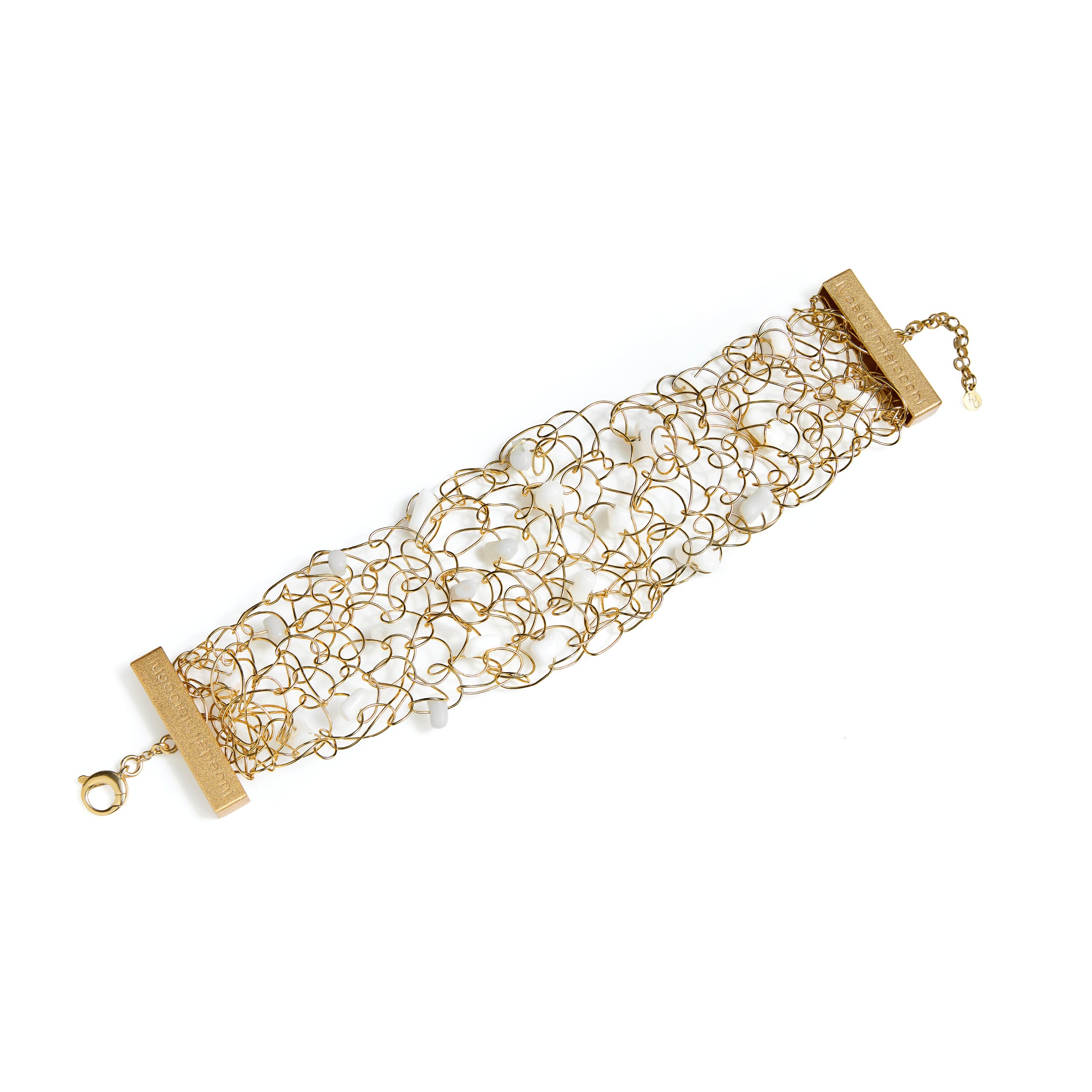 Bracciale Alta Marea corallo bianco