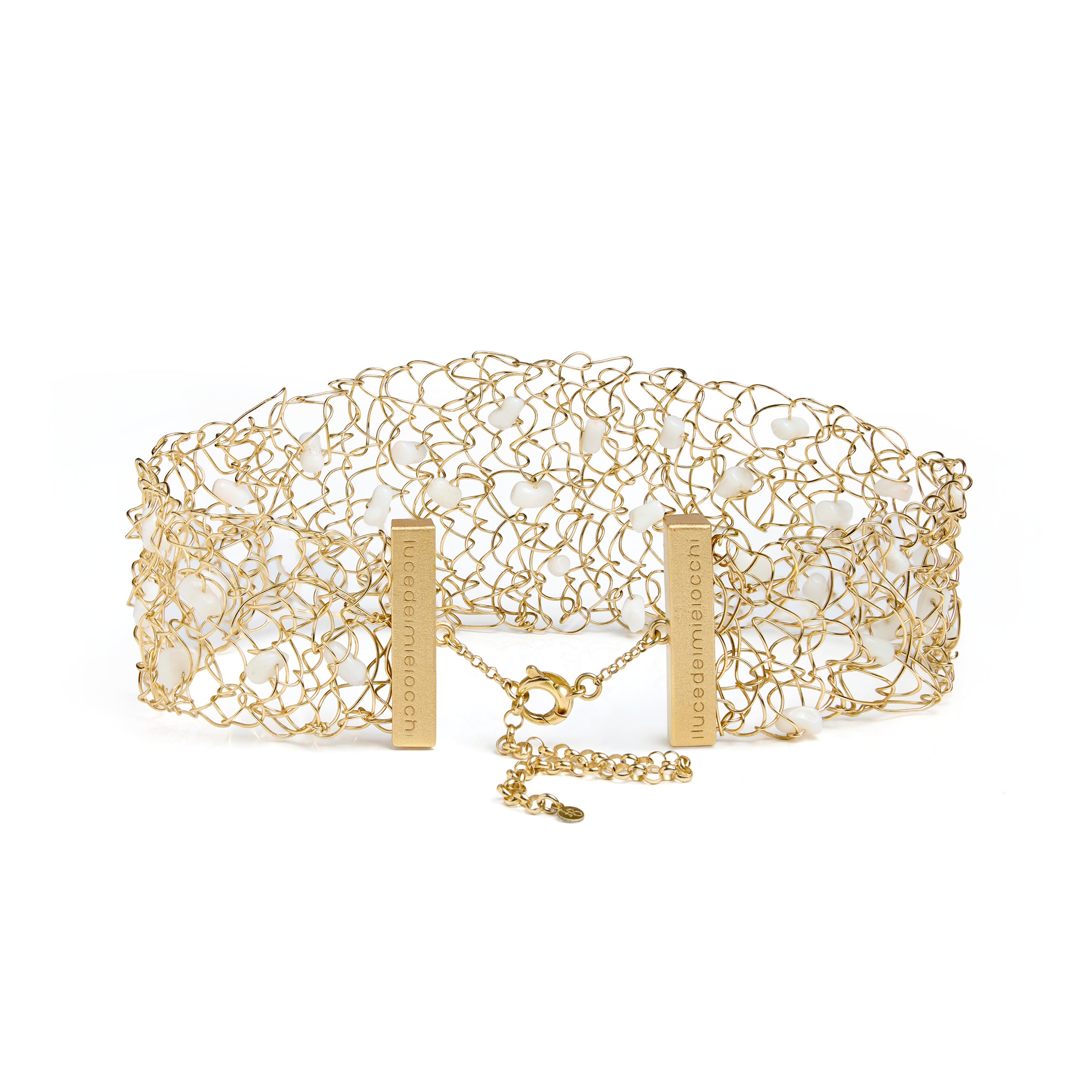 Choker Alta Marea corallo bianco
