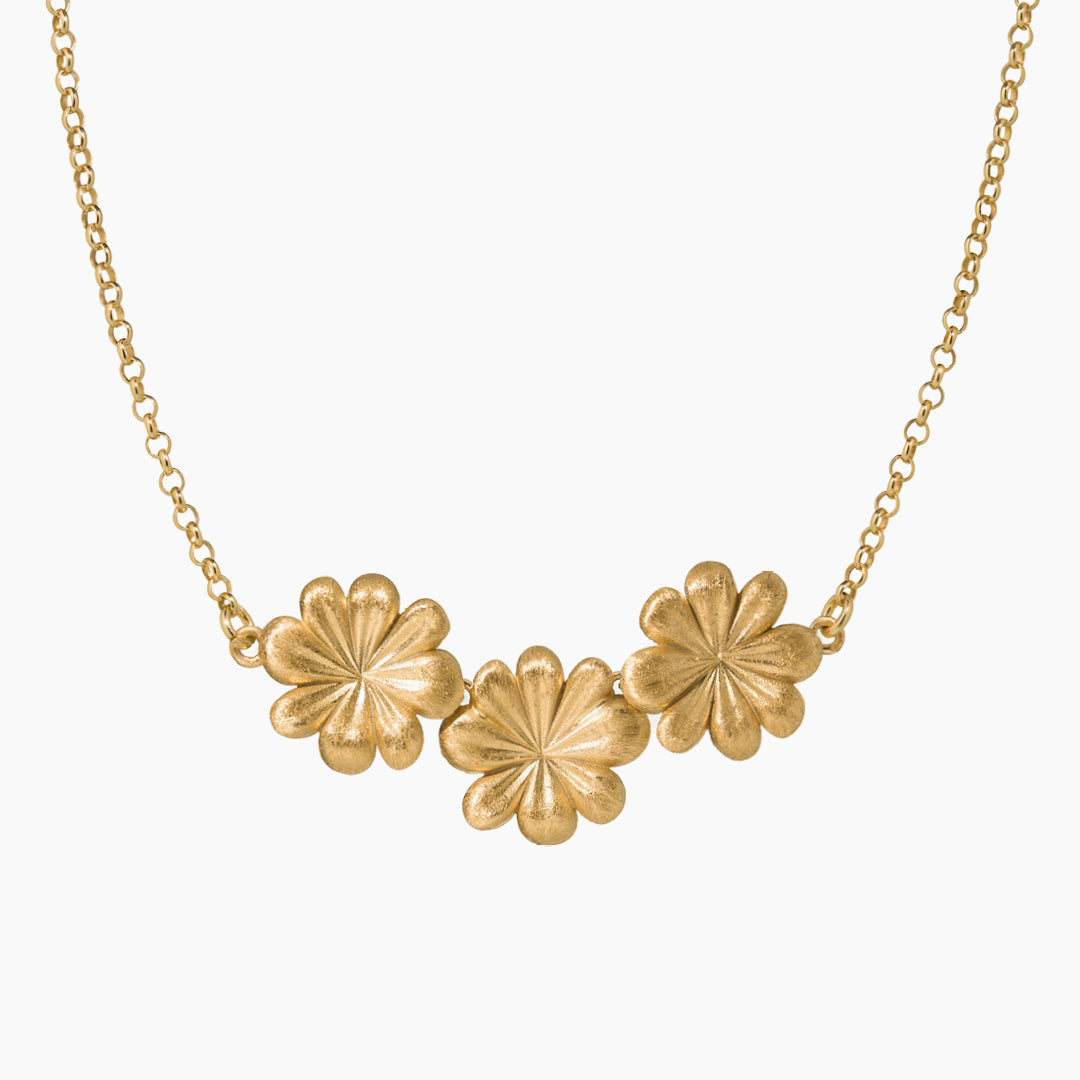 Collana Myosotis small 3 fiori