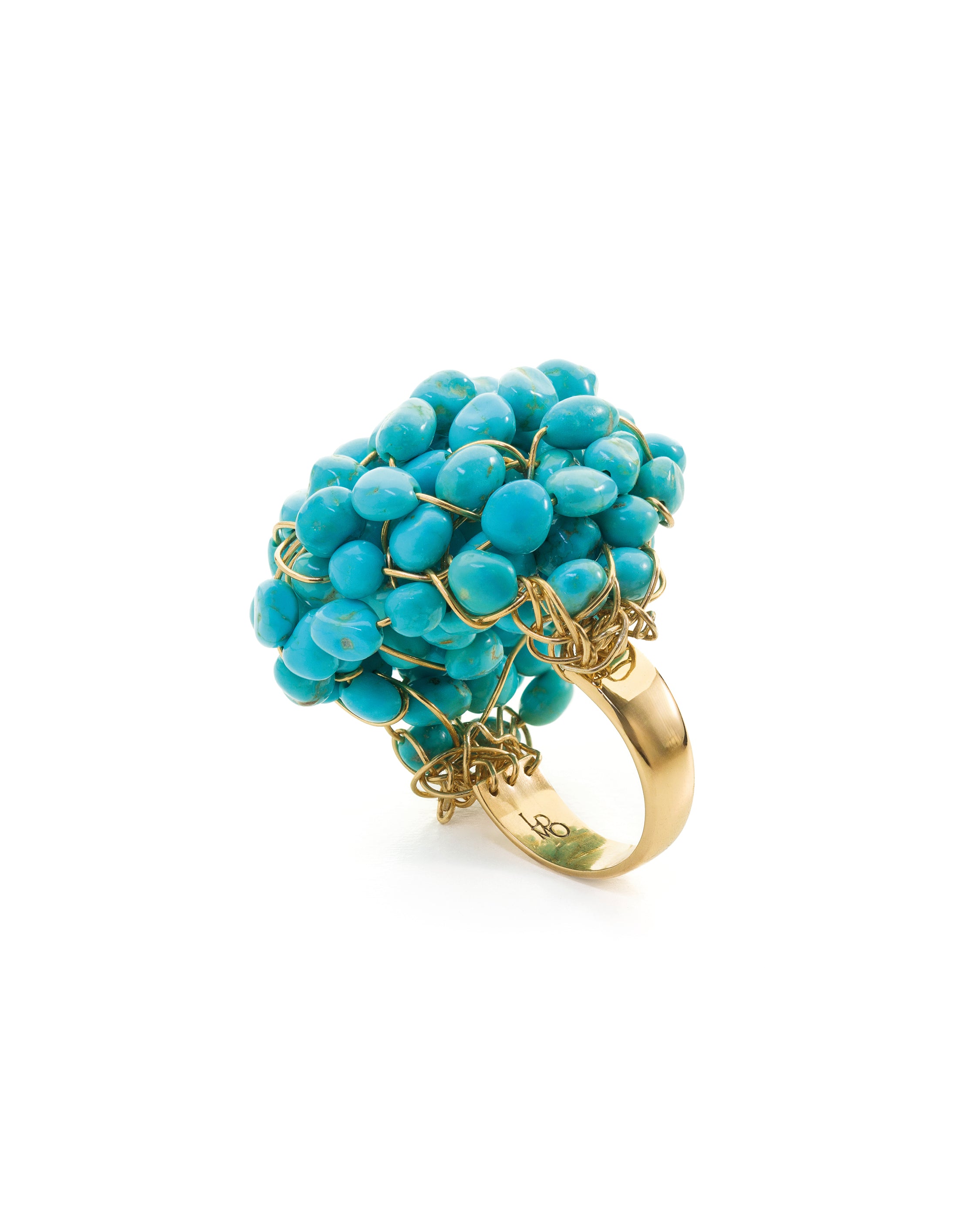 Anello Alta Marea turchese