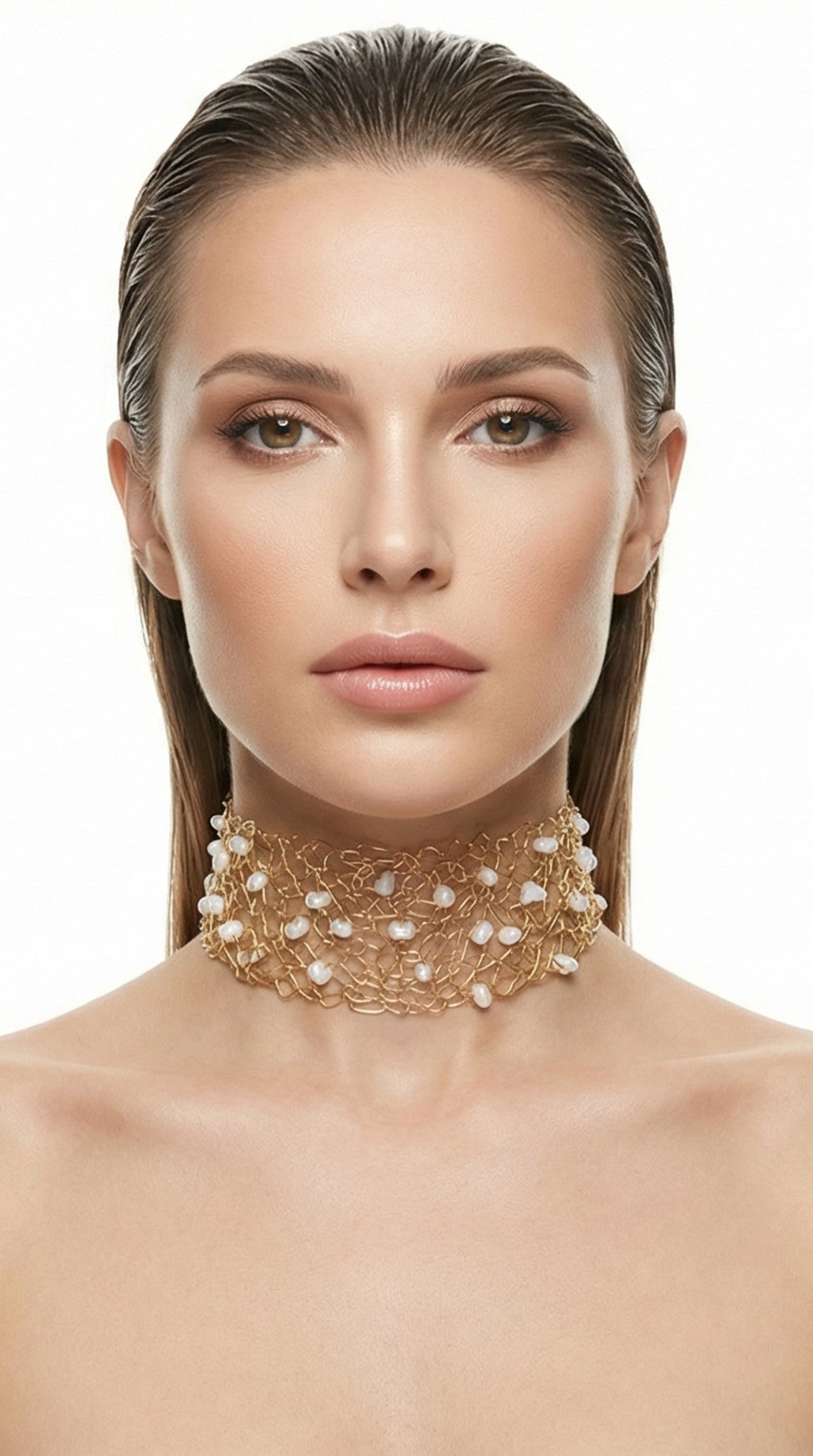 Choker Alta Marea corallo bianco