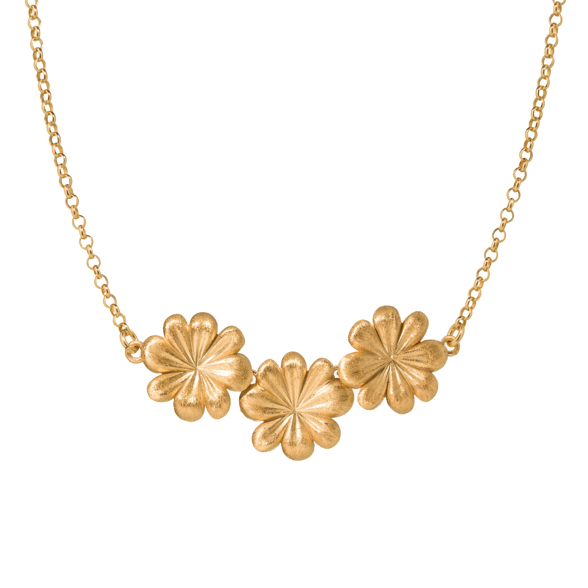 Collana Myosotis small 3 fiori