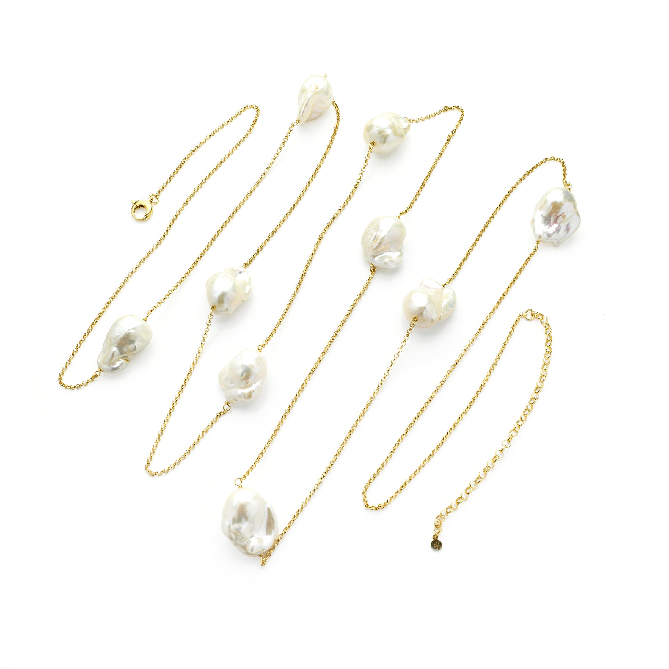 Collana Lola Bold White/Grey