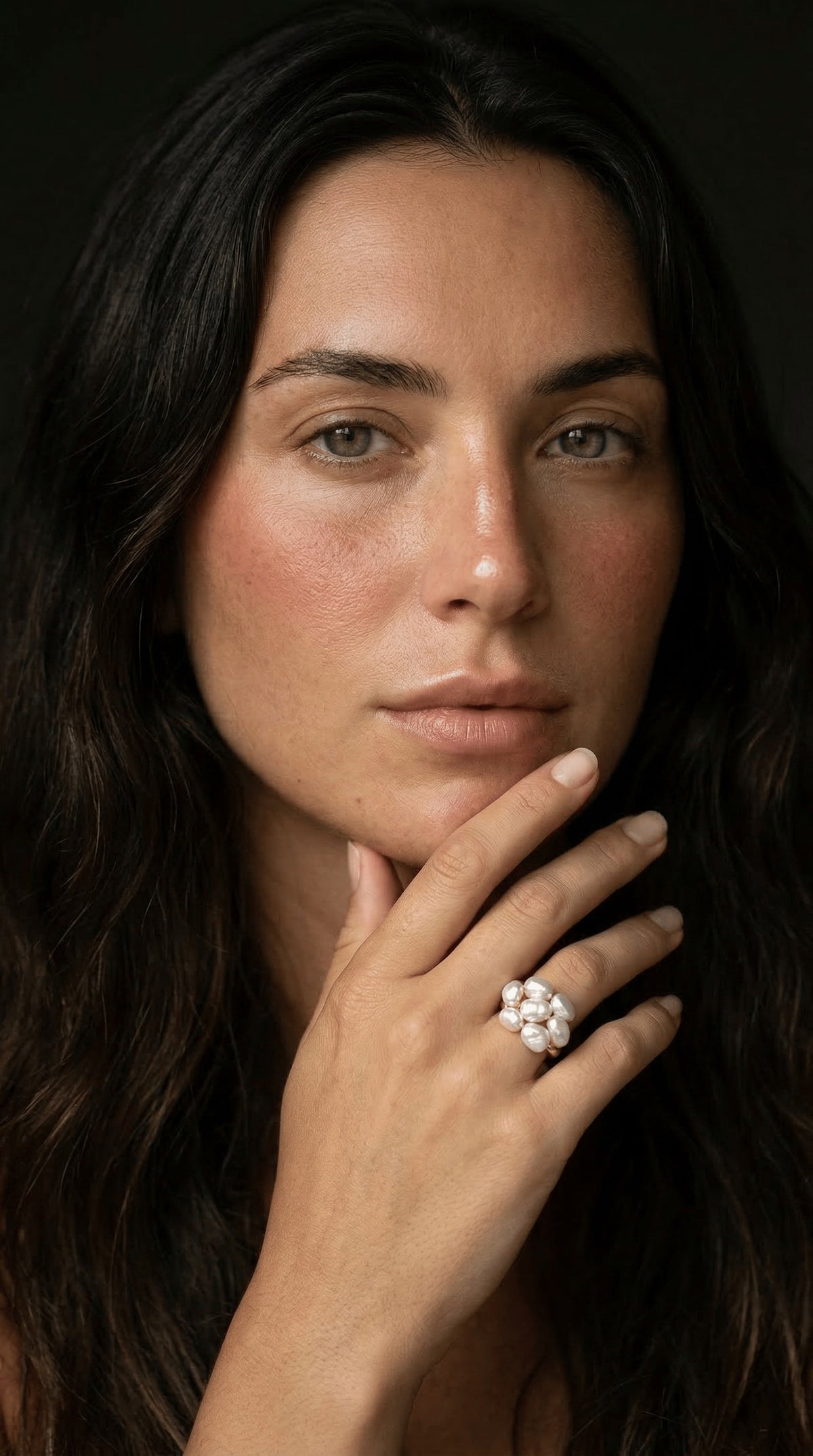 Anello Matilde perle keshi