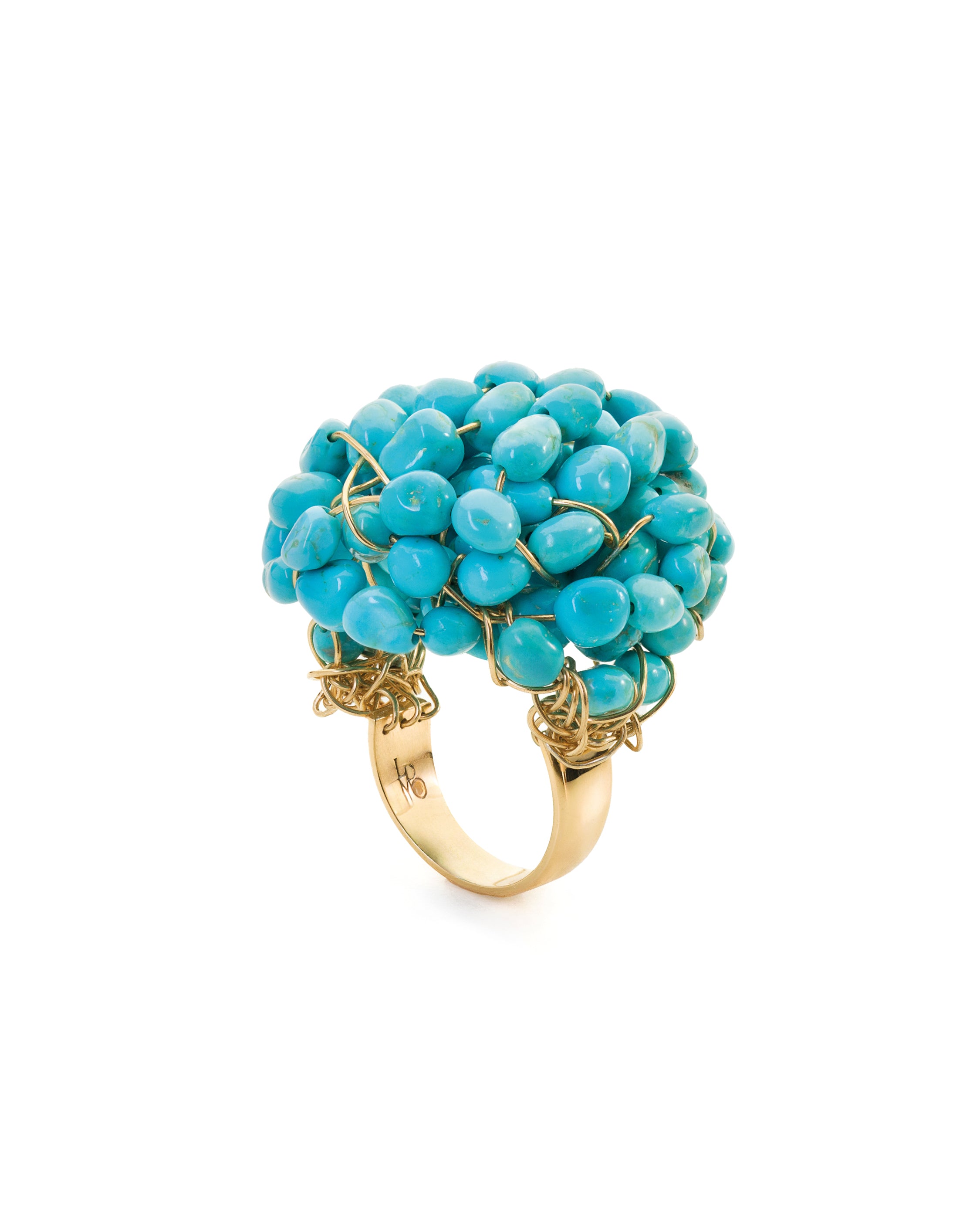 Anello Alta Marea turchese